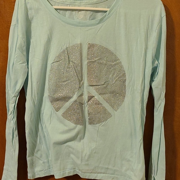 Xhilaration Tops - Long sleeve lightweight top kinda light blue/aqua
